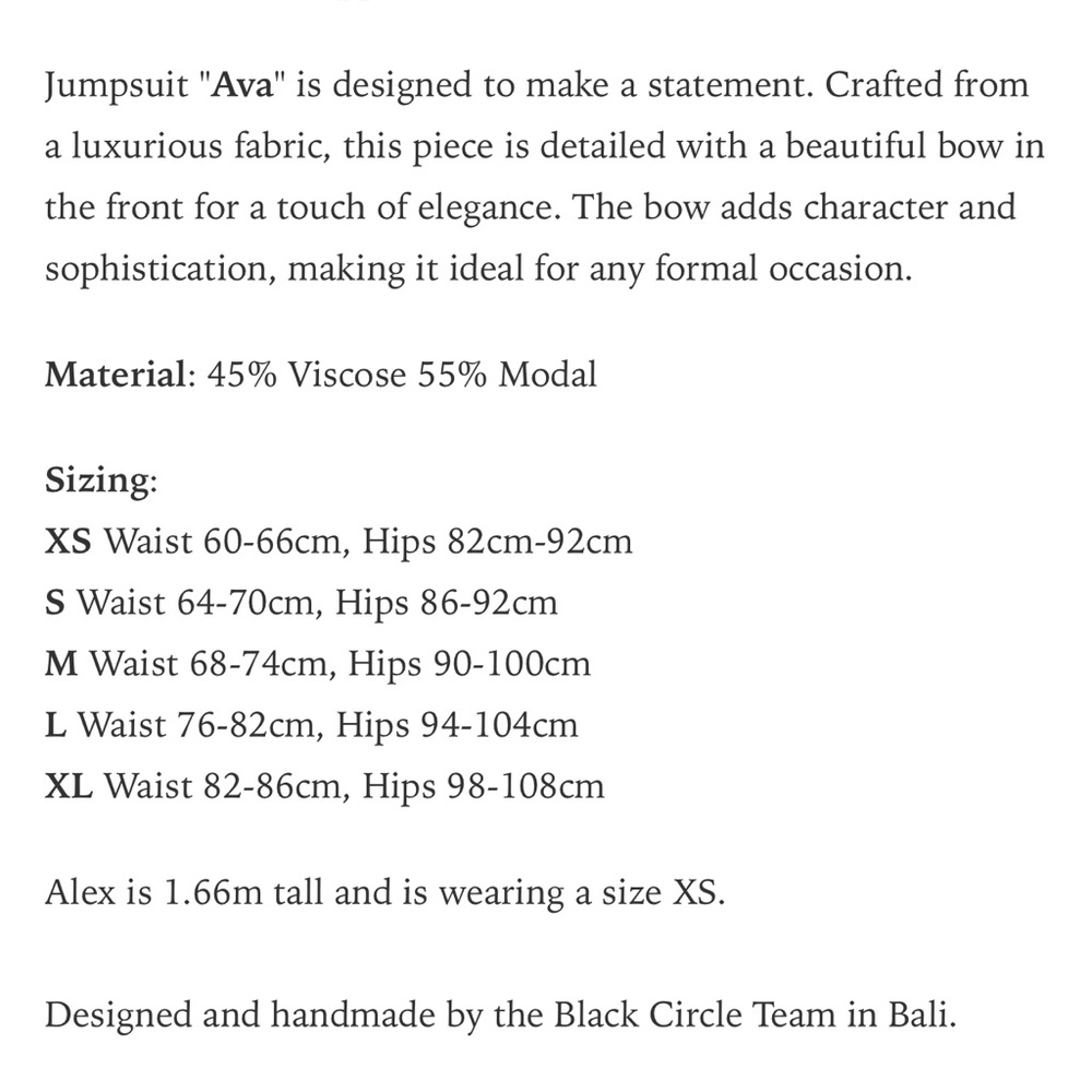 Ava Plunge V-Neck Long Sleeve Jumpsuit - Picture 5 of 5
